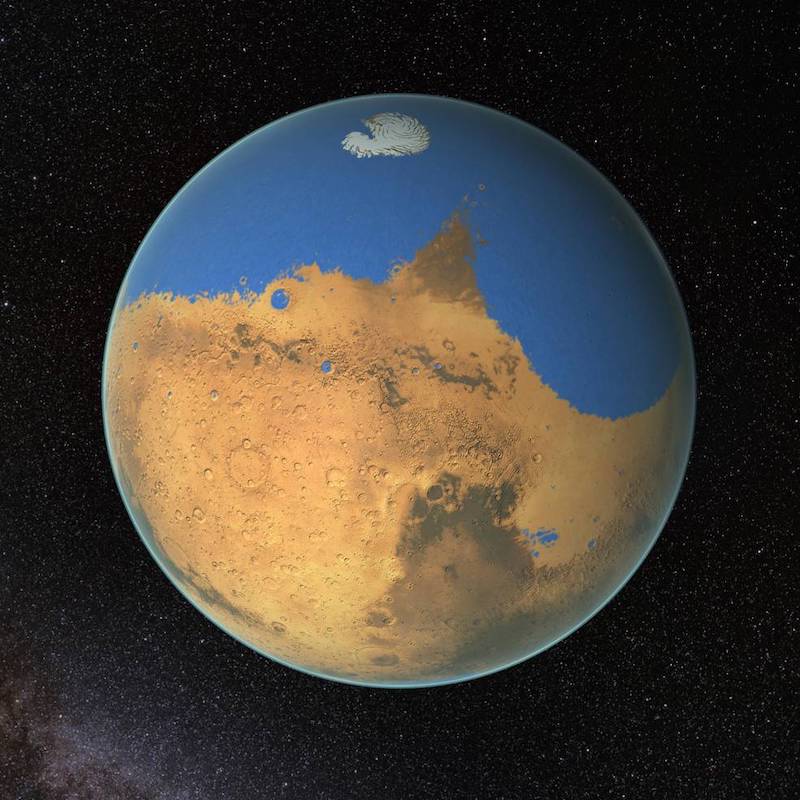 NASA Mars water