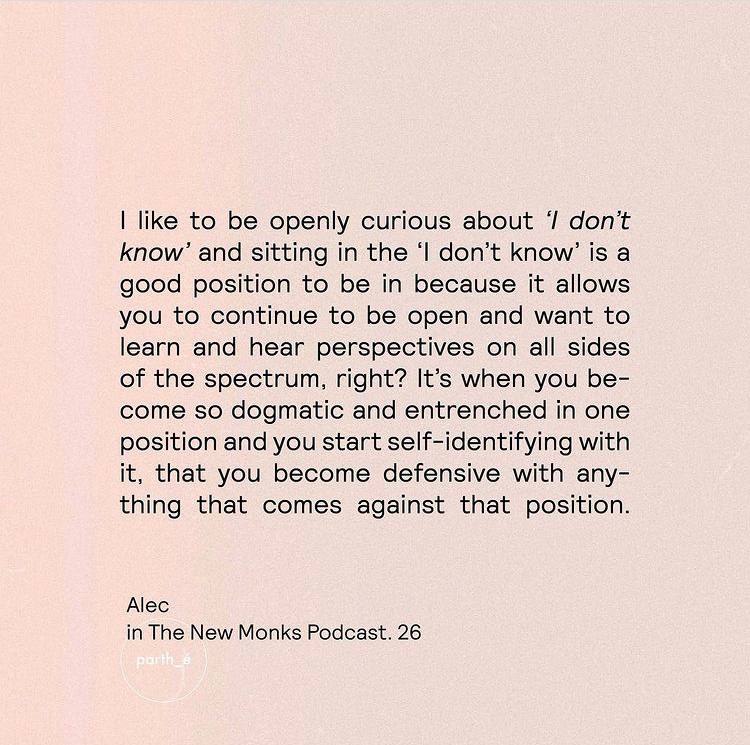 Quote about I dont know