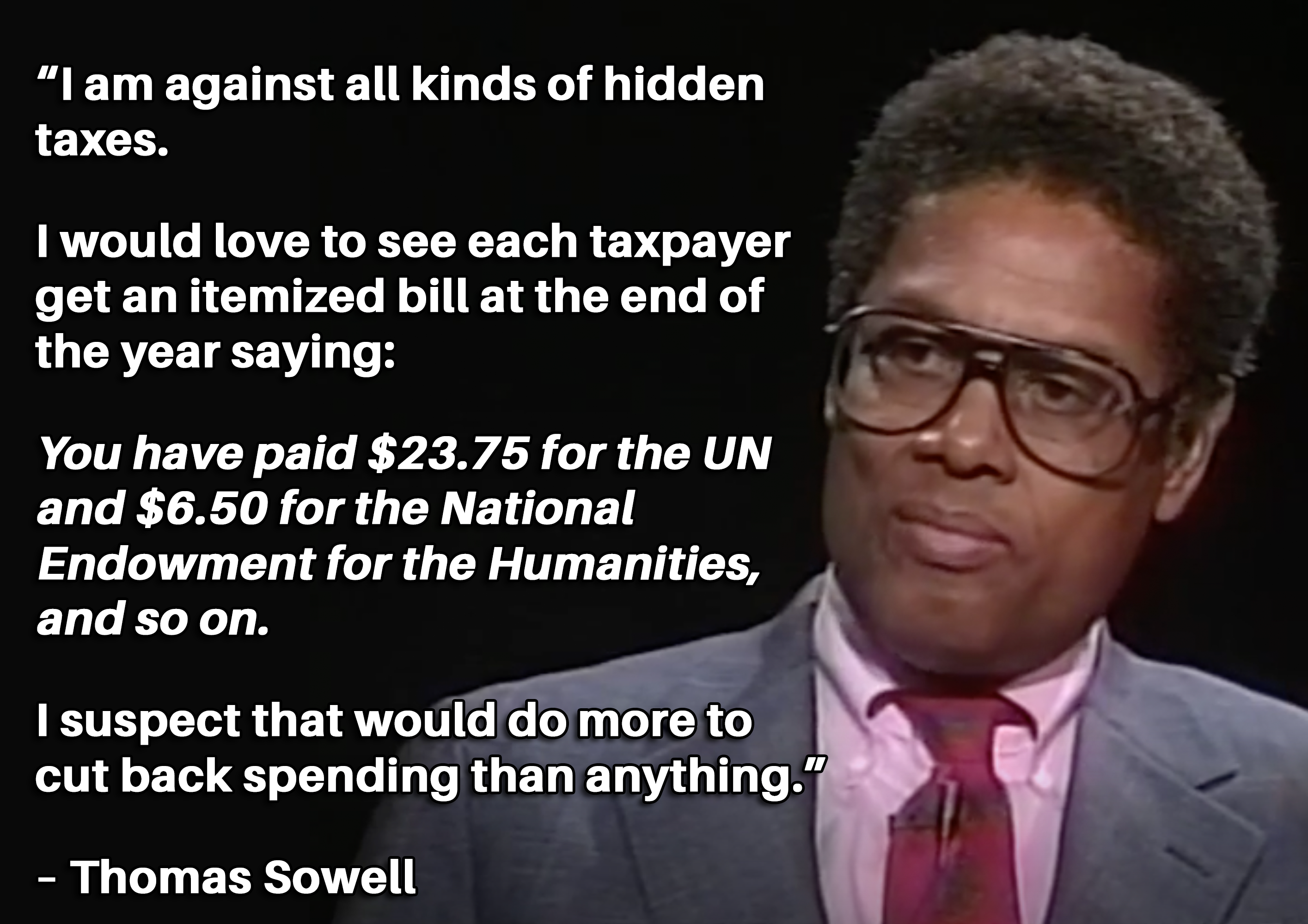 Against hidden taxes