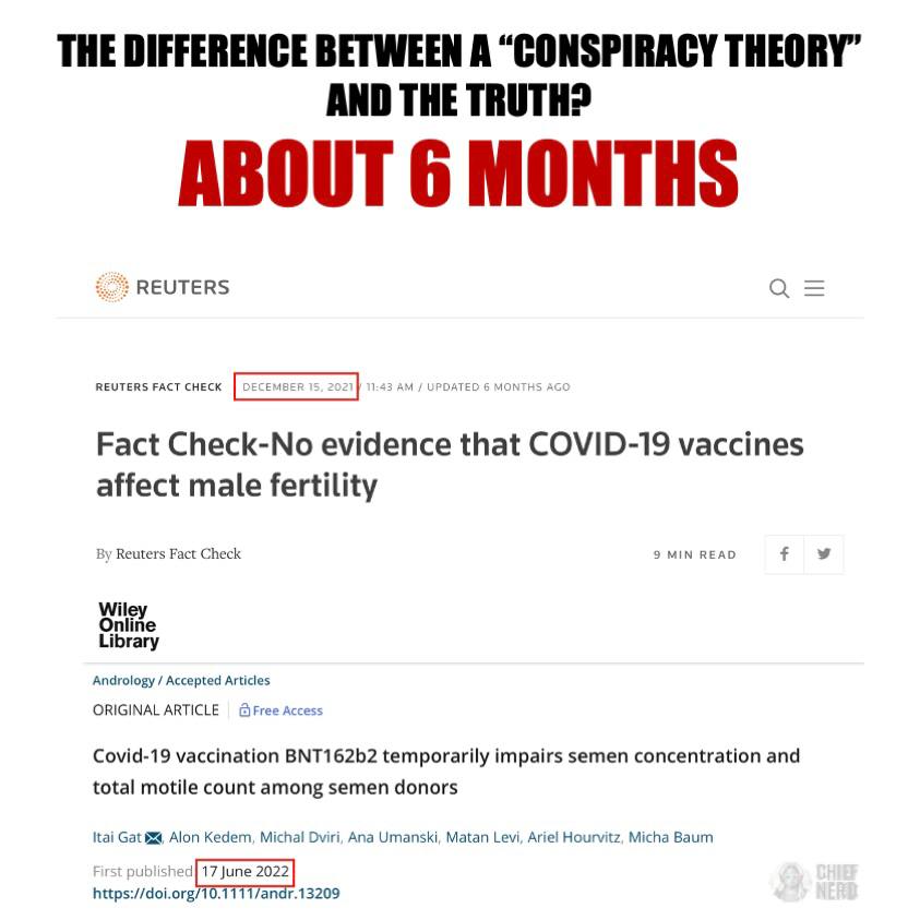 The differece between a 'conspiracy theory' and the truth