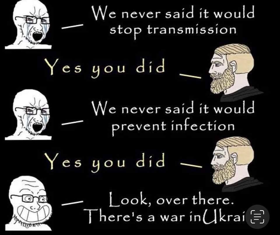 We never said it would stop transmission