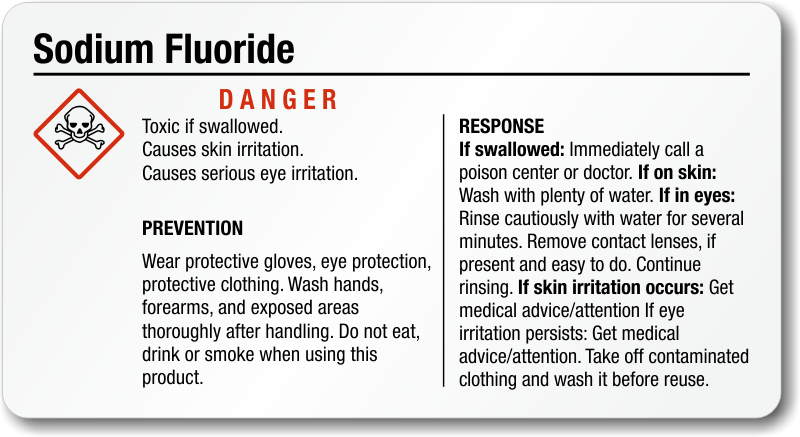Sodium Fluoride poison