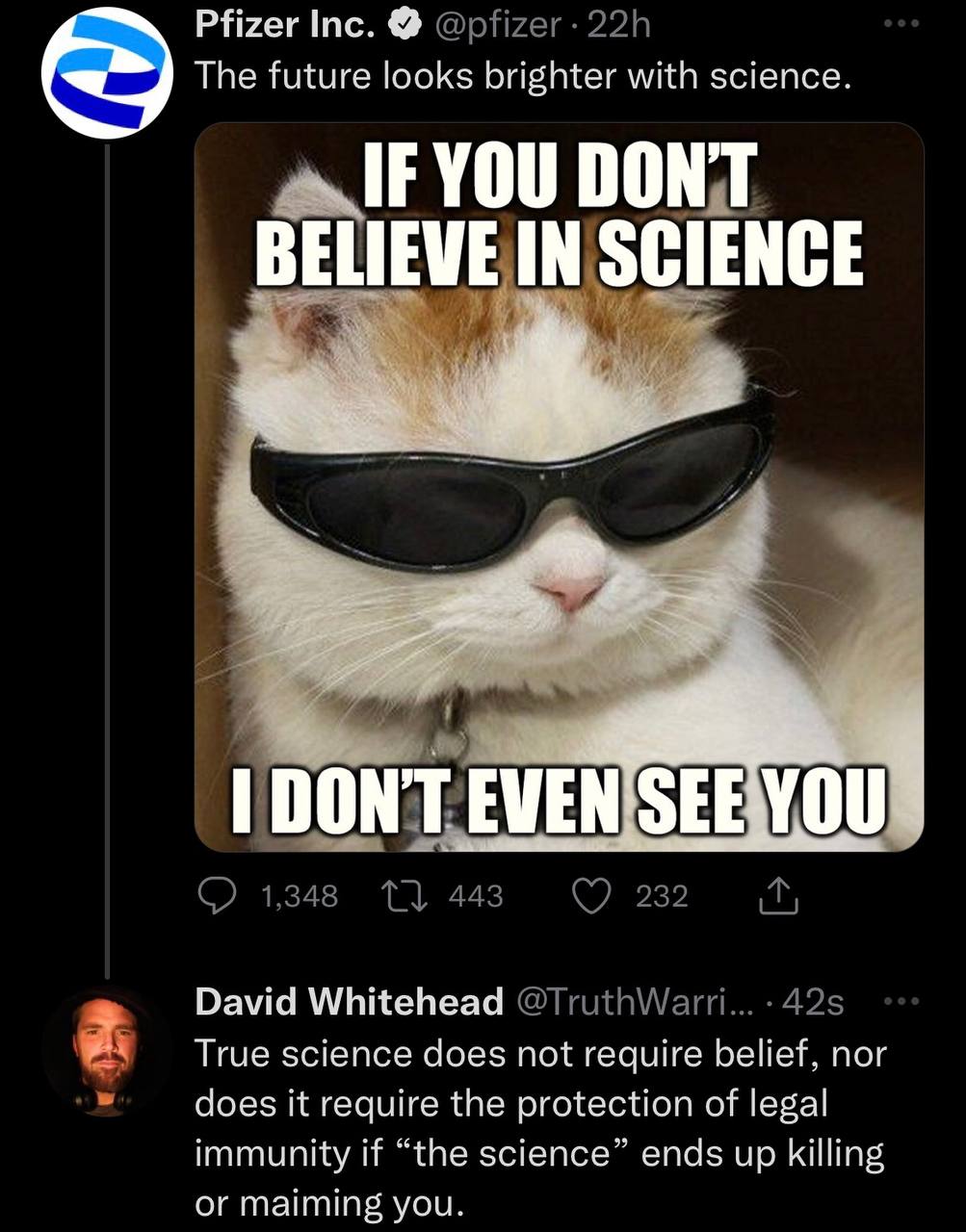 Science shouldn't require belief
