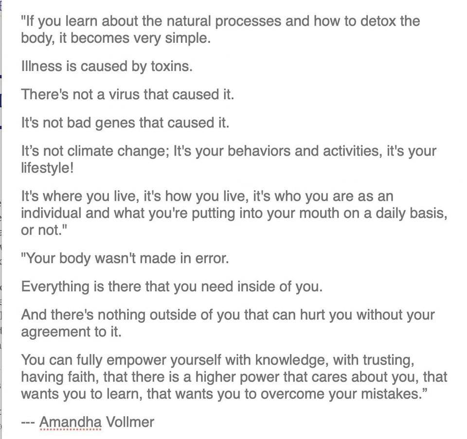 Live healthy and detox, quote