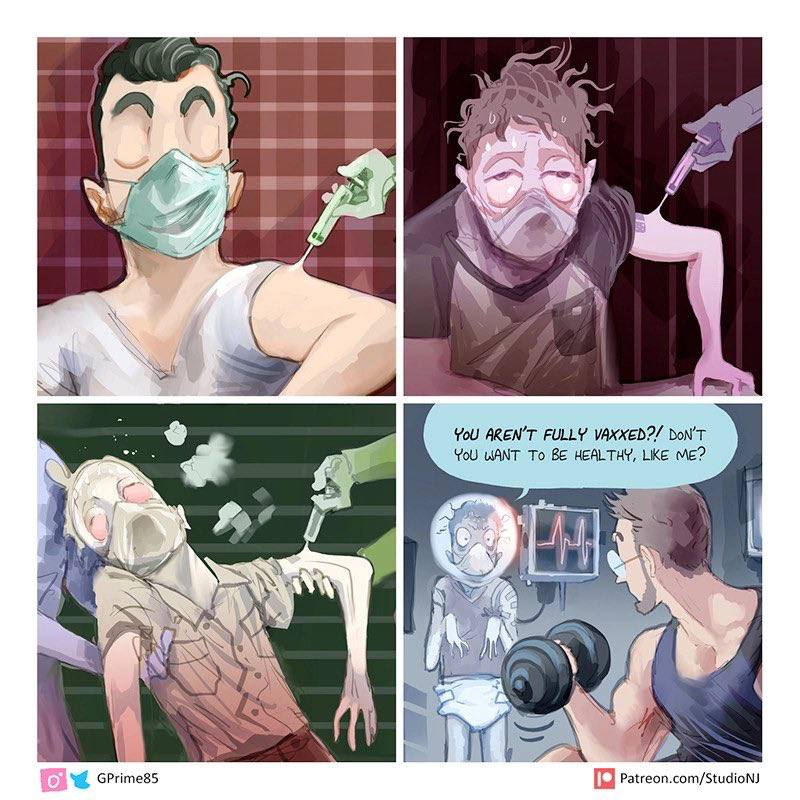 You don't want to be healthy like me