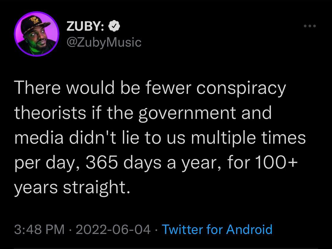 There would be fewer conspiracy theorists if...