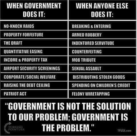 It's OK only if govt does it