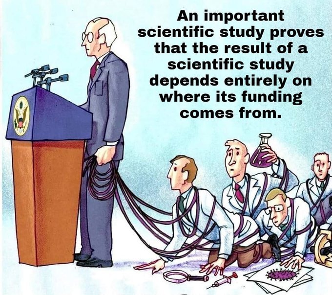 The science follows the money source