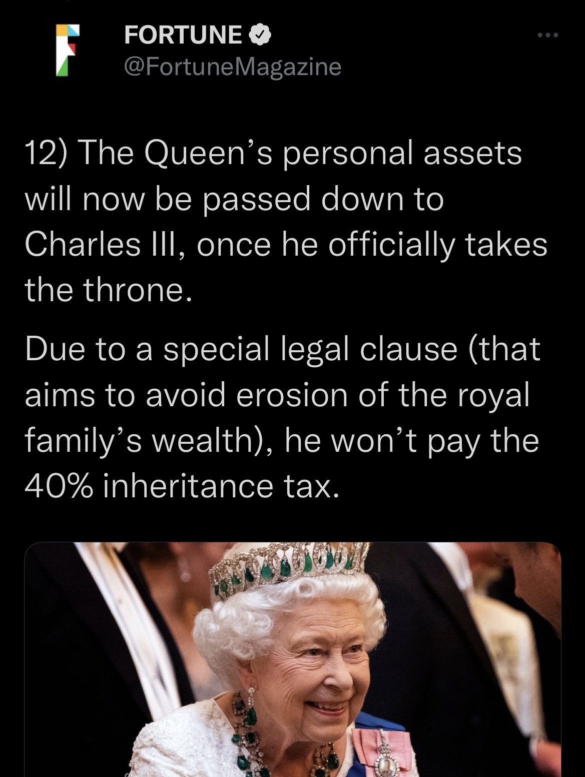 Royals don't pay taxes because they are special