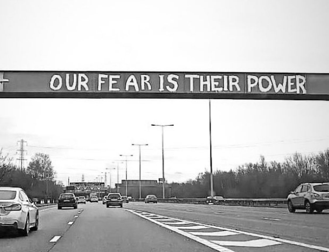 Our fear is their power
