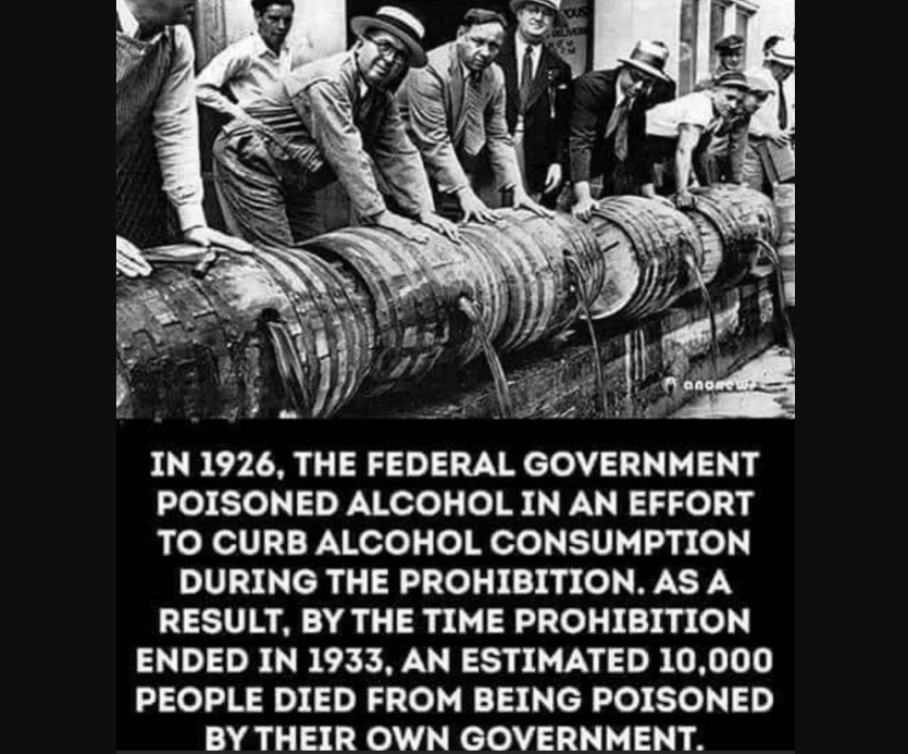 Govt poisoned alcohol and killed 10k people