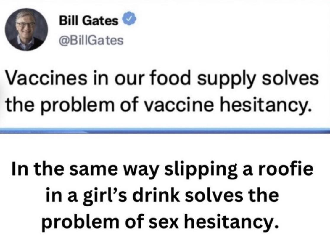 Vaccines in our food, by Bill Gates